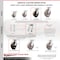 Service Caster 6 Inch Kingpinless High Temp Phenolic Wheel Swivel Caster with Brake SCC SCC-KP30S620-PHRHT-SLB - alternate 4